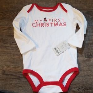 NWT 1st Christmas Onesie